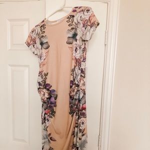 ASOS midi maternity dress